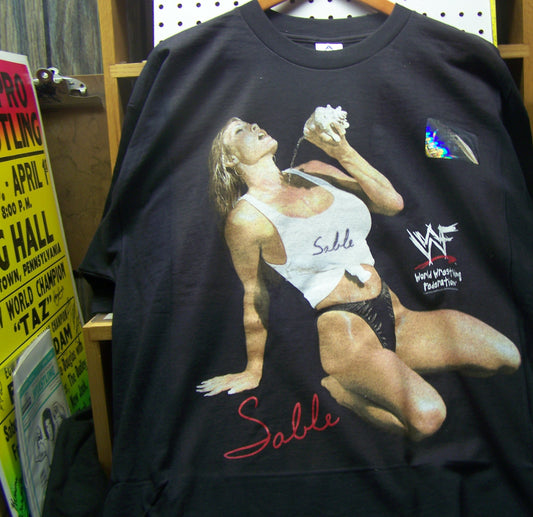 C22  Original Sable Autographed WWF Tee Shirt w/COA