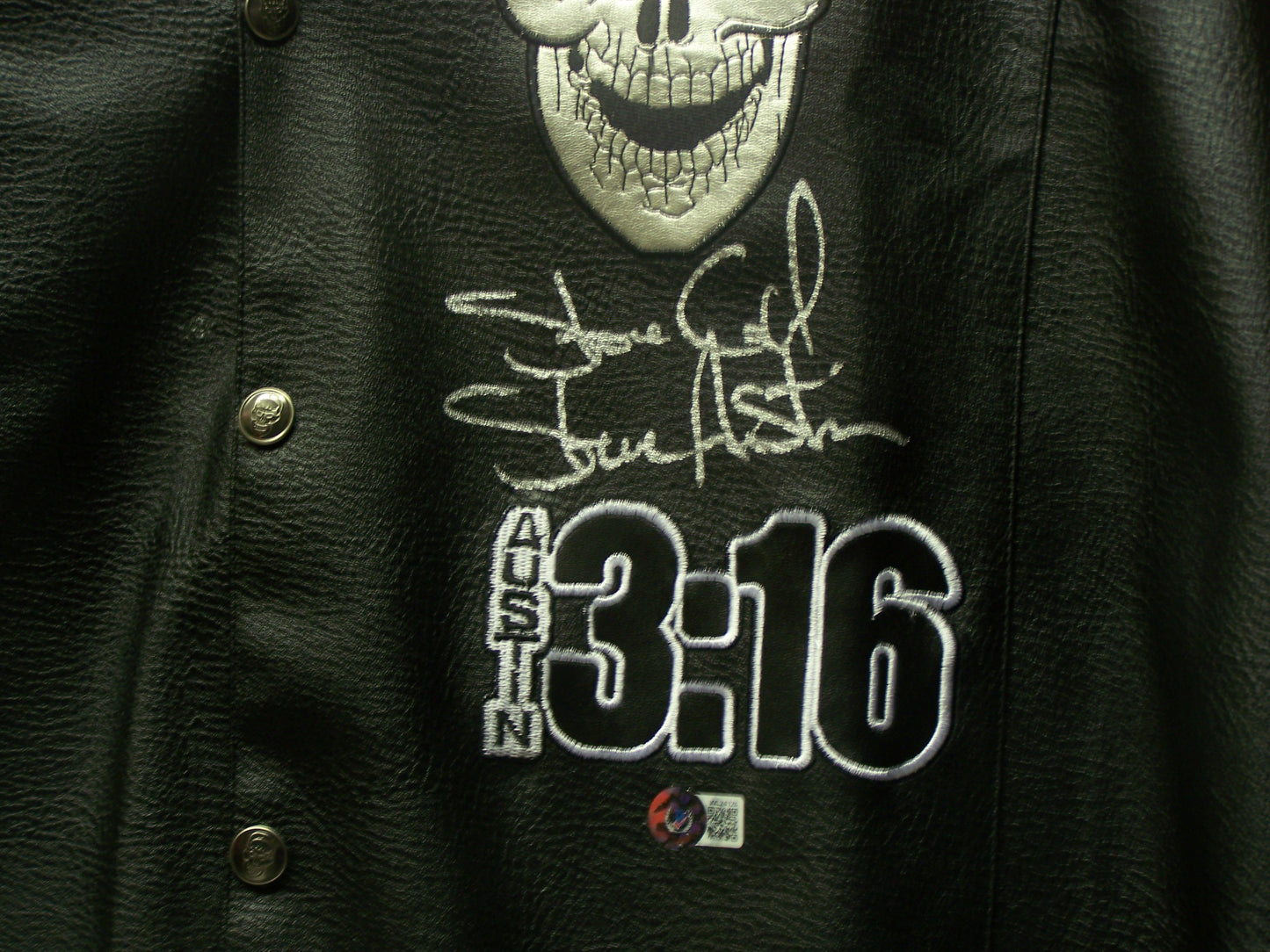 C26  Stone Cold Steve Austin Autographed Vest w/COA Beckett Cert