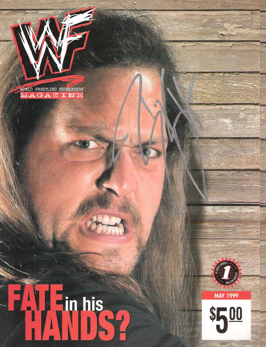 AM128  Big Show Autographed WWF Wrestling Magazine w/COA