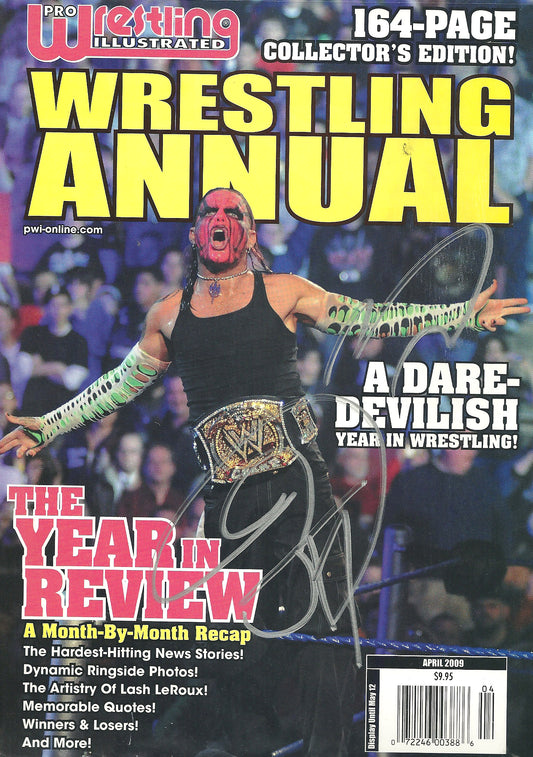 AM176  Jeff Hardy Autographed vintage Wrestling Magazine w/COA