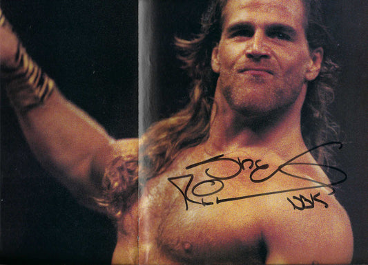 AM442  Shawn Michaels  Big Daddy Cool Diesel Autographed Vintage Wrestling Magazine Poster w/COA