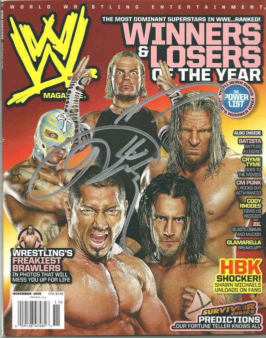 AM647  Jeff Hardy  VERY RARE   Vintage Wrestling Magazine w/COA