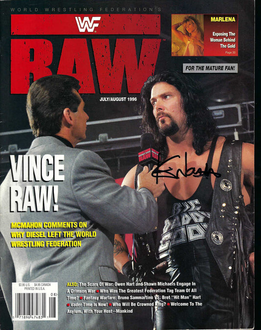 AM650    Kevin Nash  Marlena VERY RARE   Vintage Wrestling Magazine w/COA