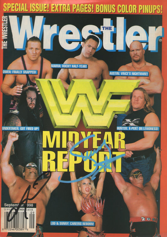 AM659  Road Warrior Animal ( Deceased )  Sunny  VERY RARE   Vintage Wrestling Magazine w/COA