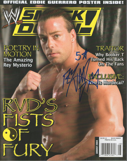 AM676  Rob Van Dam VERY RARE   Vintage Wrestling Magazine  w/COA