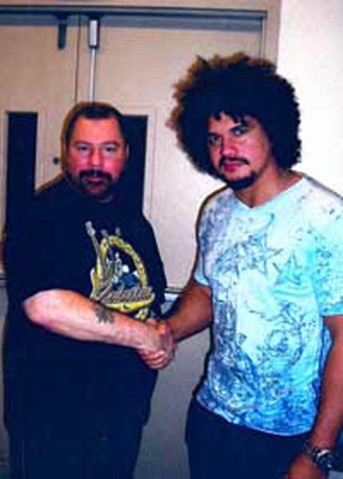 AM409  Carlito Autographed vintage Wrestling Magazine w/COA