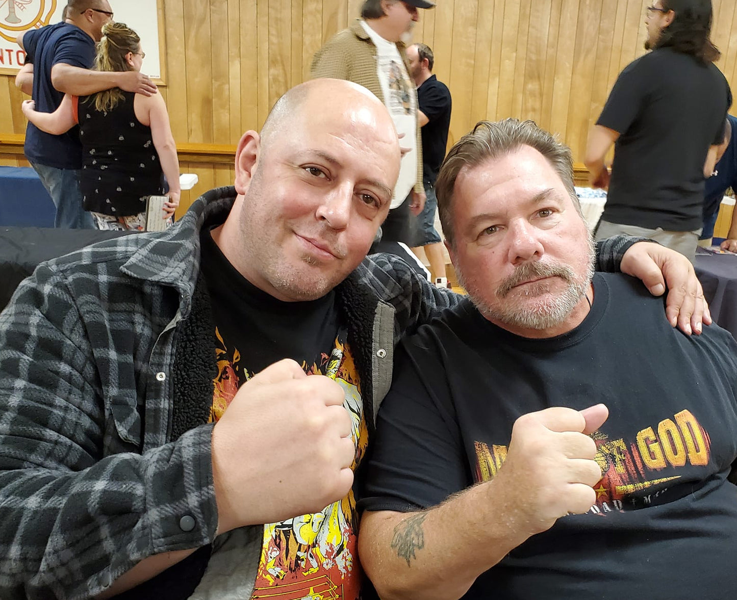 C7  Original ECW Justin Credible Autographed Tee Shirt w/COA