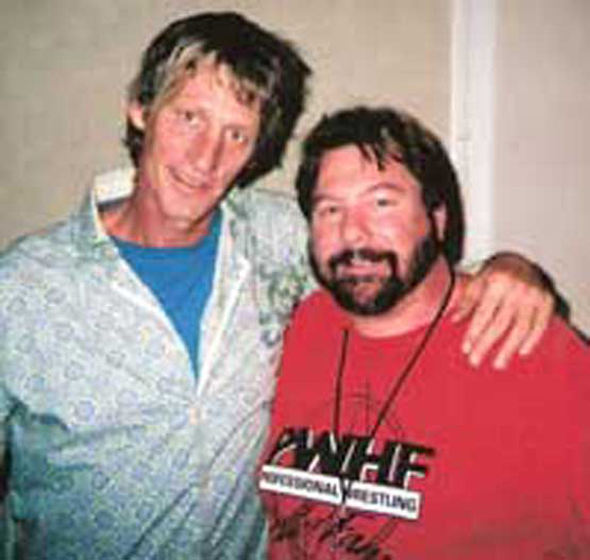 C11  Kevin Von Erich Original World Class Championship Wrestling Autographed Tee Shirt w/COA