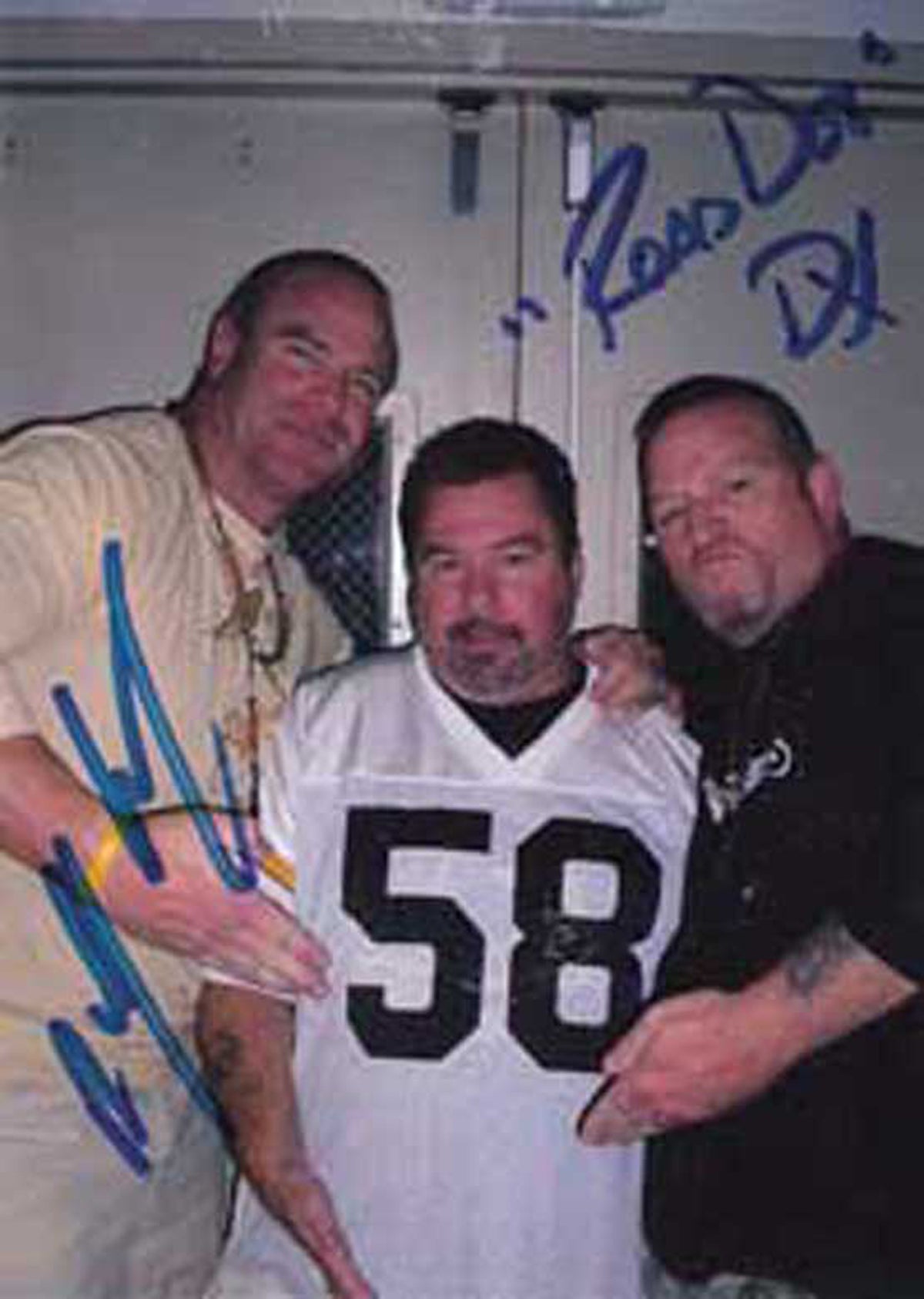 WWFDX1  De Generation X Autographed WWF Jersey  Shawn Michaels . Billy Gunn , X-Pac , Road Dog w/COA