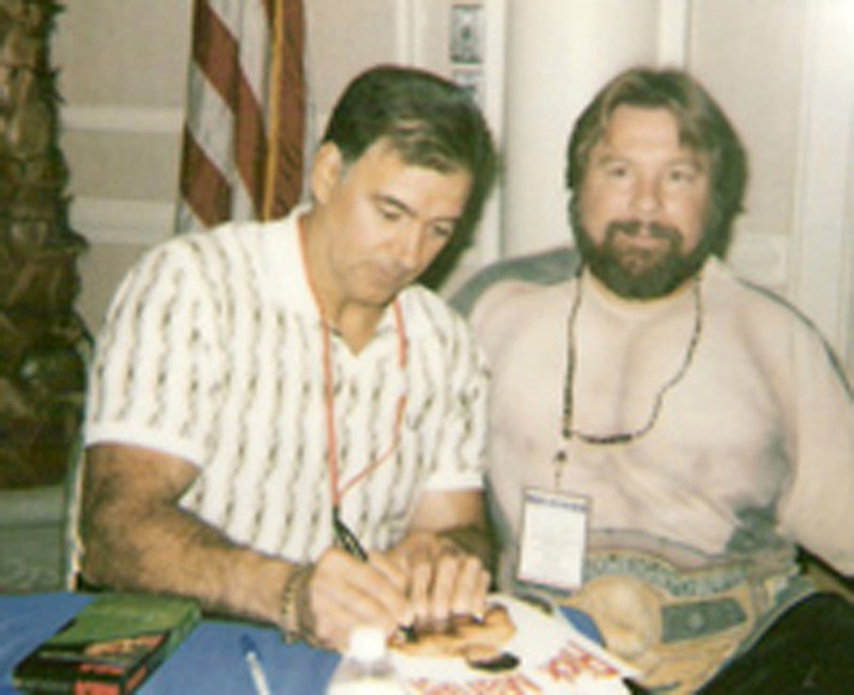 BD267  Greg Valentine  Rick Martel   Autographed Vintage Wrestling Magazine  w/COA