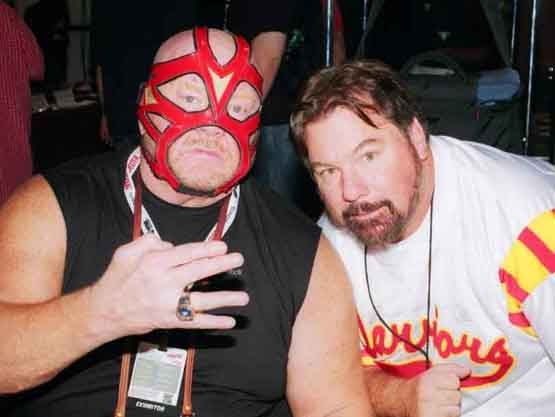 AM115  Cactus Jack vs Vader( Deceased)   Autographed WCW  Wrestling Magazine w/COA