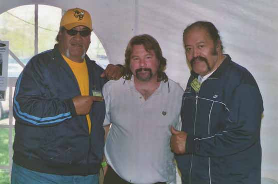 BD1  Road Warrior Animal (Deceased ) Precious Paul Ellering  Bob Backlund  Larry Zbyszko  Wild Samoans   Autographed Vintage Wrestling Magazine / Program  w/COA