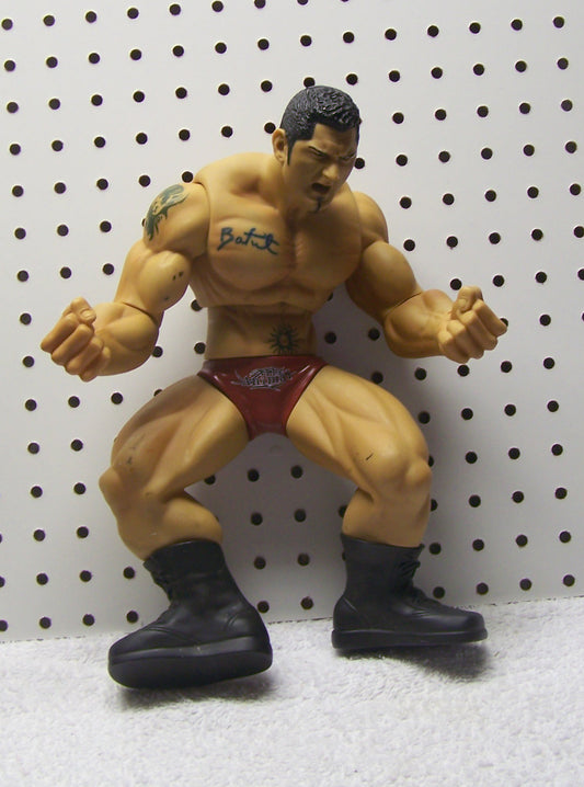 DBSAF  Dave Batista Autographed Ring Giant Action Figure w/COA