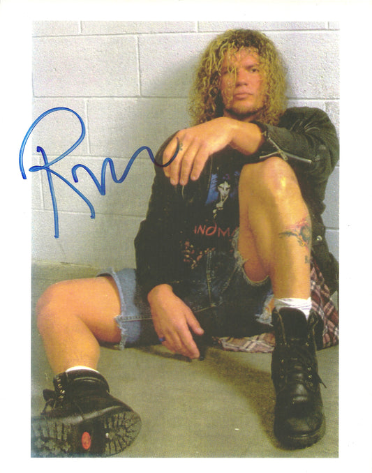 M218  Raven  Autographed Wrestling Photo w/COA