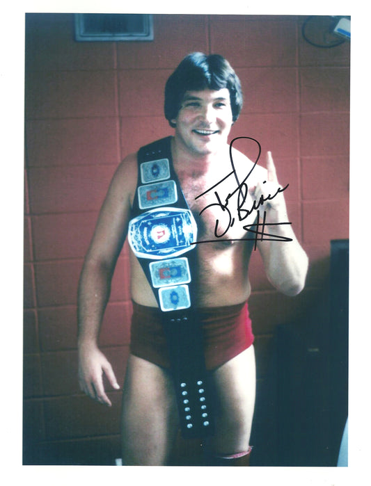 M249 Ted DiBiase Autographed Wrestling Photo w/COA