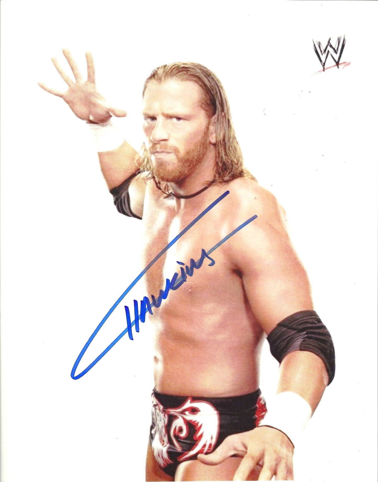 M257  Curt Hawkins Autographed Wrestling Photo w/COA