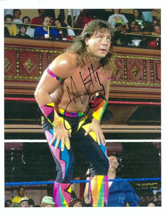 m3097  Marty Jannetty Signed Wrestling Photo w/COA