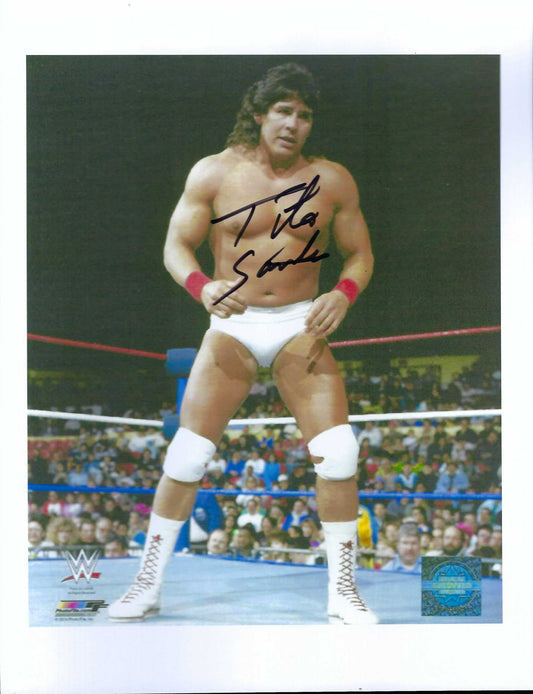 M3098   Tito Santana  Autographed wrestling Photo w/COA