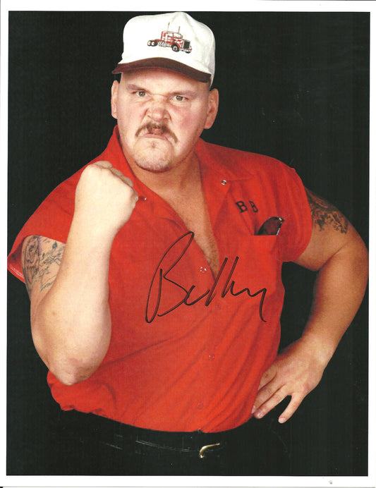 M323  The Black Top Bully  Autographed Wrestling Photo w/COA