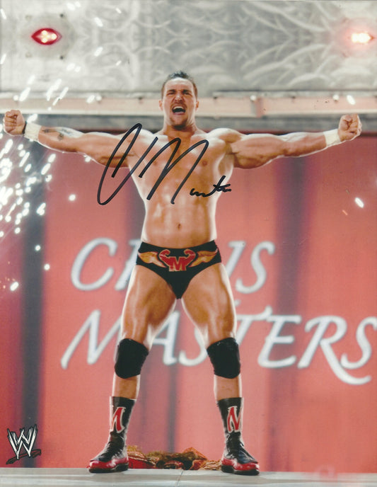 M348  Chris Masters Autographed Wrestling Photo w/COA