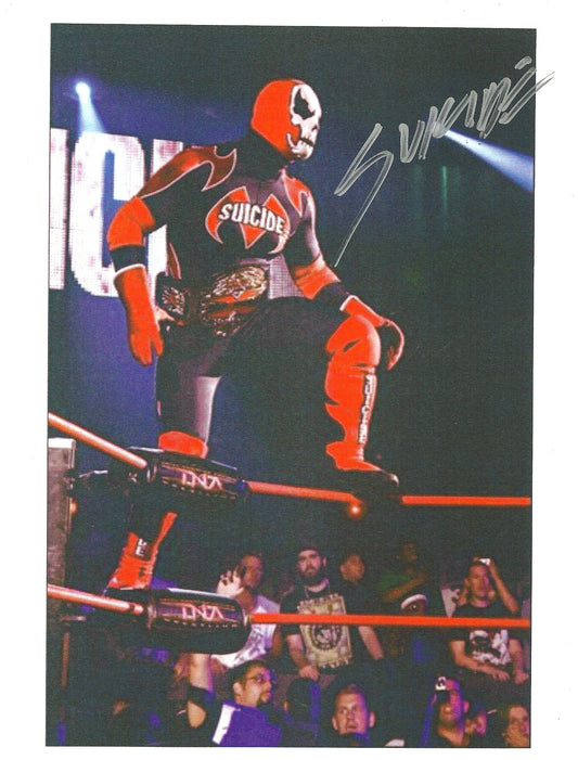 M354  Suiside Autographed Wrestling Photo w/COA