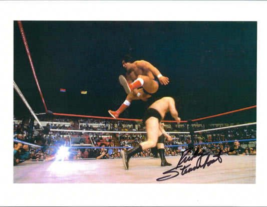 M3672 Ricky the Dragon Steamboat Autographed Wrestling Photo w/COA