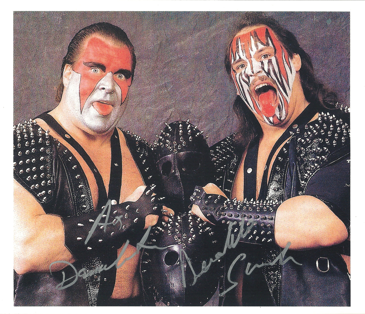 M378  Demolition Autographed Wrestling Photo w/COA