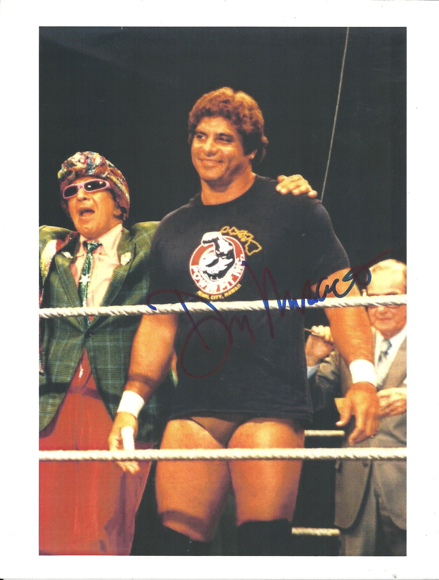 M419  Magnificent Don Muraco Autographed Wrestling Photo w/COA