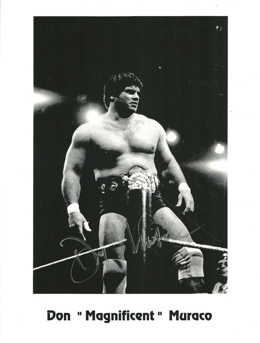 M420  Magnificent Don Muraco Autographed Wrestling Photo w/COA
