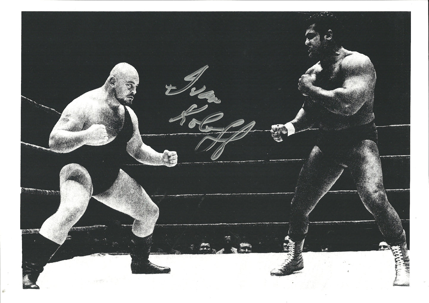 M424 The Russian Bear Ivan Koloff ( Deceased )  Autographed Wrestling Photo w/COA