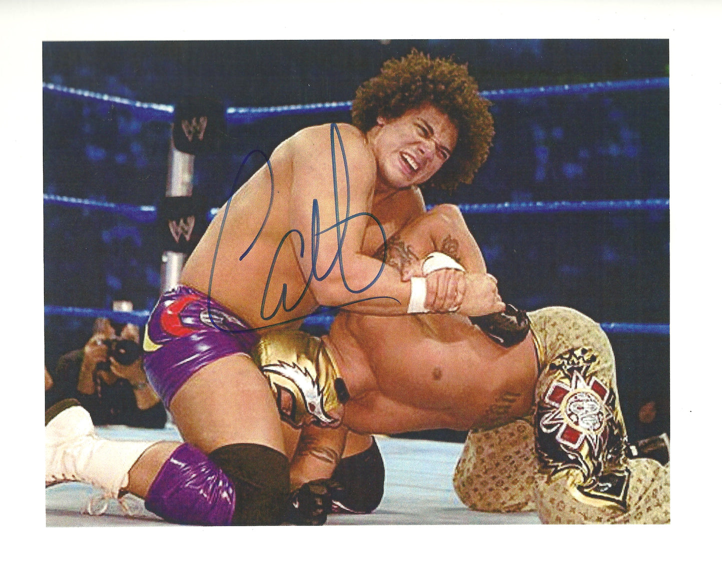 M463  Carlito  Autographed Wrestling Photo w/COA