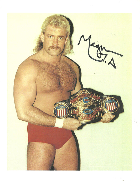 M473  Magnum T.A. Autographed Wrestling Photo w/COA