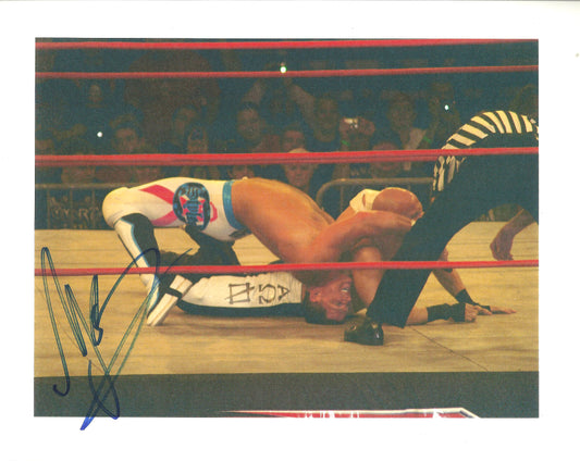 M483  A.J. Styles Autographed Wrestling Photo w/COA