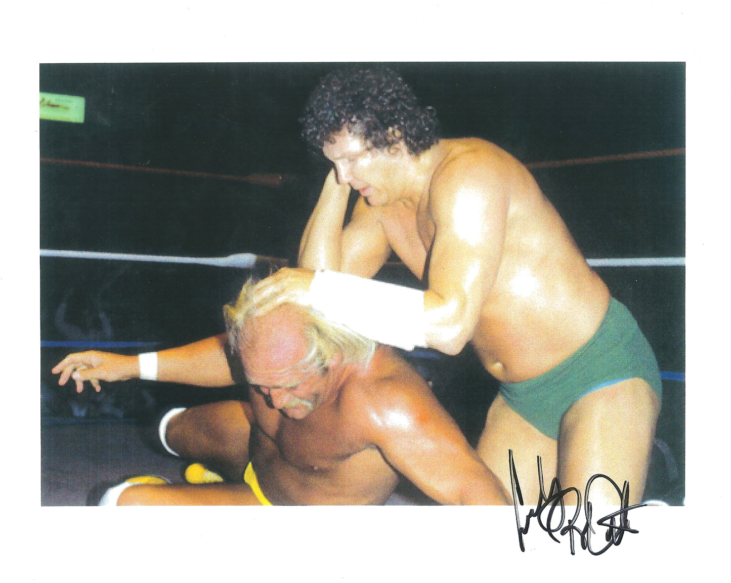 M489  Cowboy Bob Orton Autographed Wrestling Photo w/COA