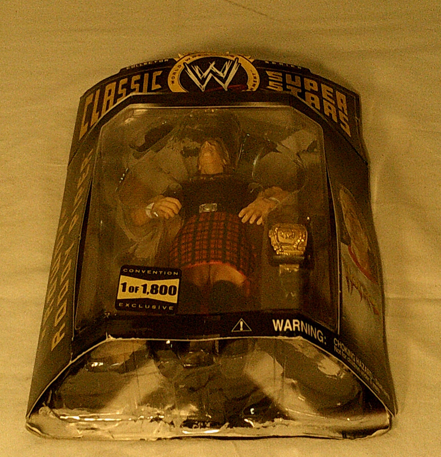 Rowdy Roddy Piper  ( Deceased ) Autograph Promo and Action Figure w/COA